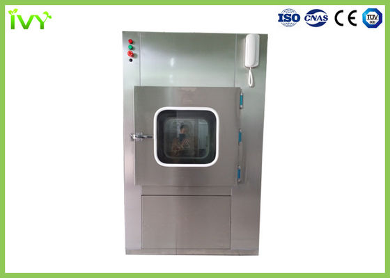 SUS304 SS Pass Through Box Compact Design Long Lifetime For Cleanroom